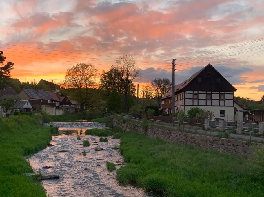 Ferienhaus Sissi Mit Whirlpool, Sauna U Sehr Ruhig Großschönau Exterior foto
