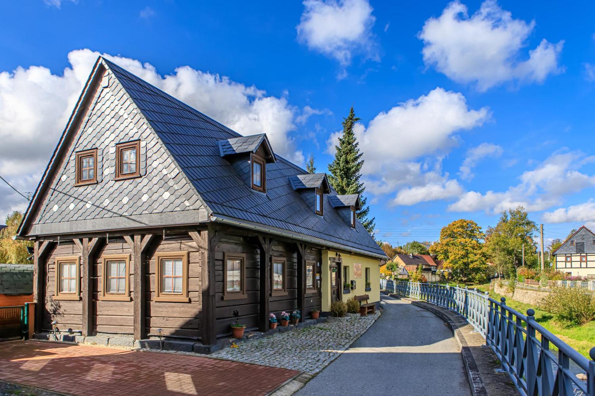 Ferienhaus Sissi Mit Whirlpool, Sauna U Sehr Ruhig Großschönau Exterior foto